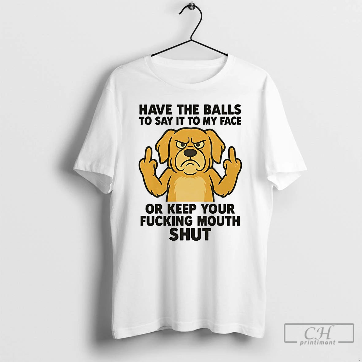 Classic Golden Retriever Have The Balls To Say It To My Face Or Keep Your