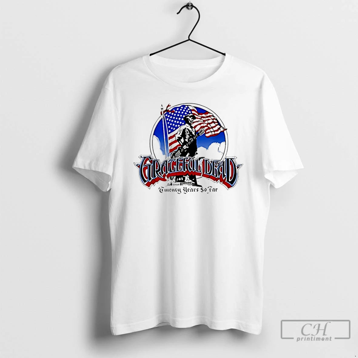 Classic Grateful Dead Twenty Years So Far American Flag