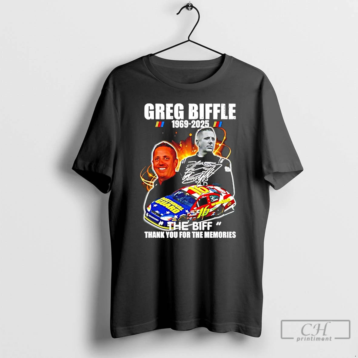 Classic Greg Biffle 1969 2025 The Biff Thank You For The Memories T Shirts Sweater