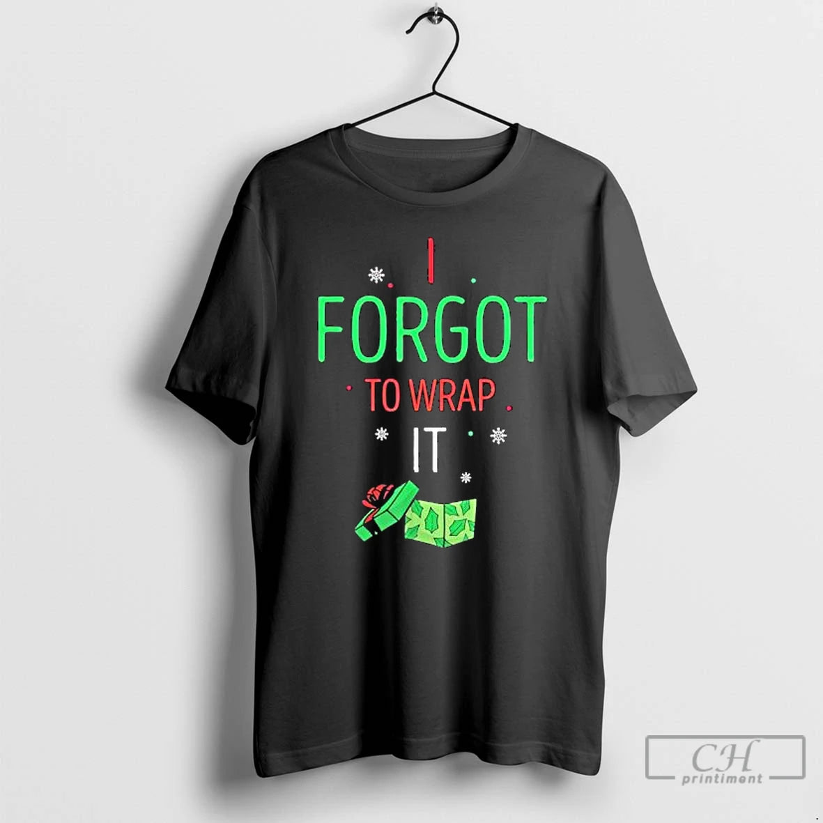 Classic I Forgot To Wrap It Moment Christmas Gift Box