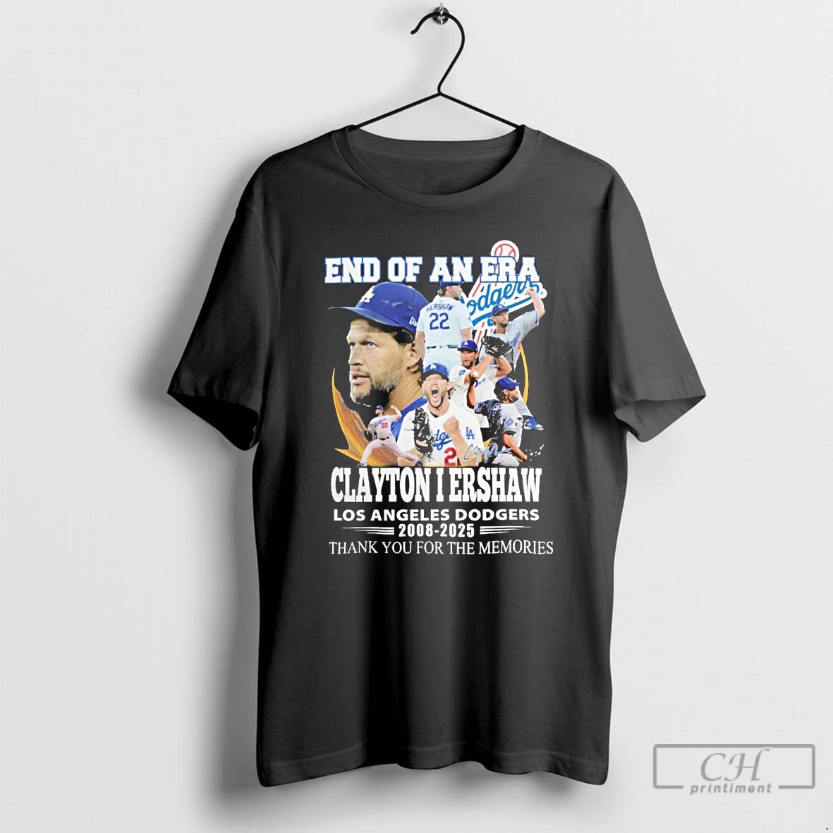 Classic Los Angeles Dodgers Thank You Clayton Kershaw Forever 22 End Of An Era