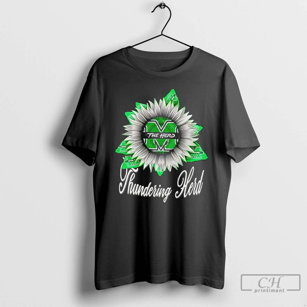 Classic Marshall Thundering Herd X Sunflower Graphic