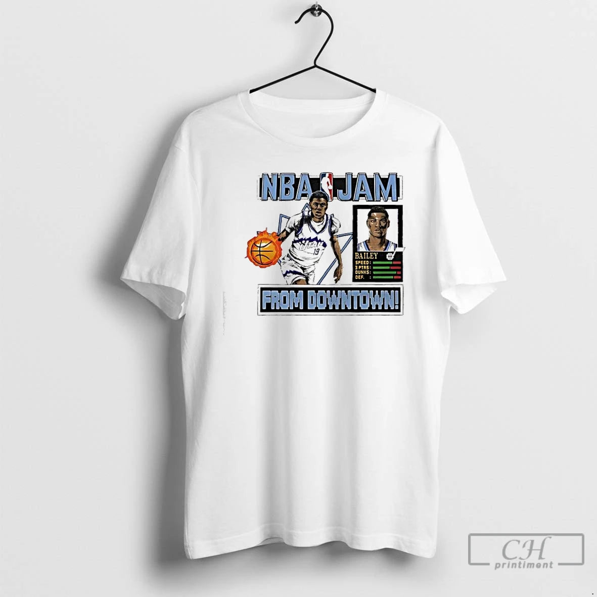 Classic Nba Jam Utah Jazz Ace Bailey From Downtown