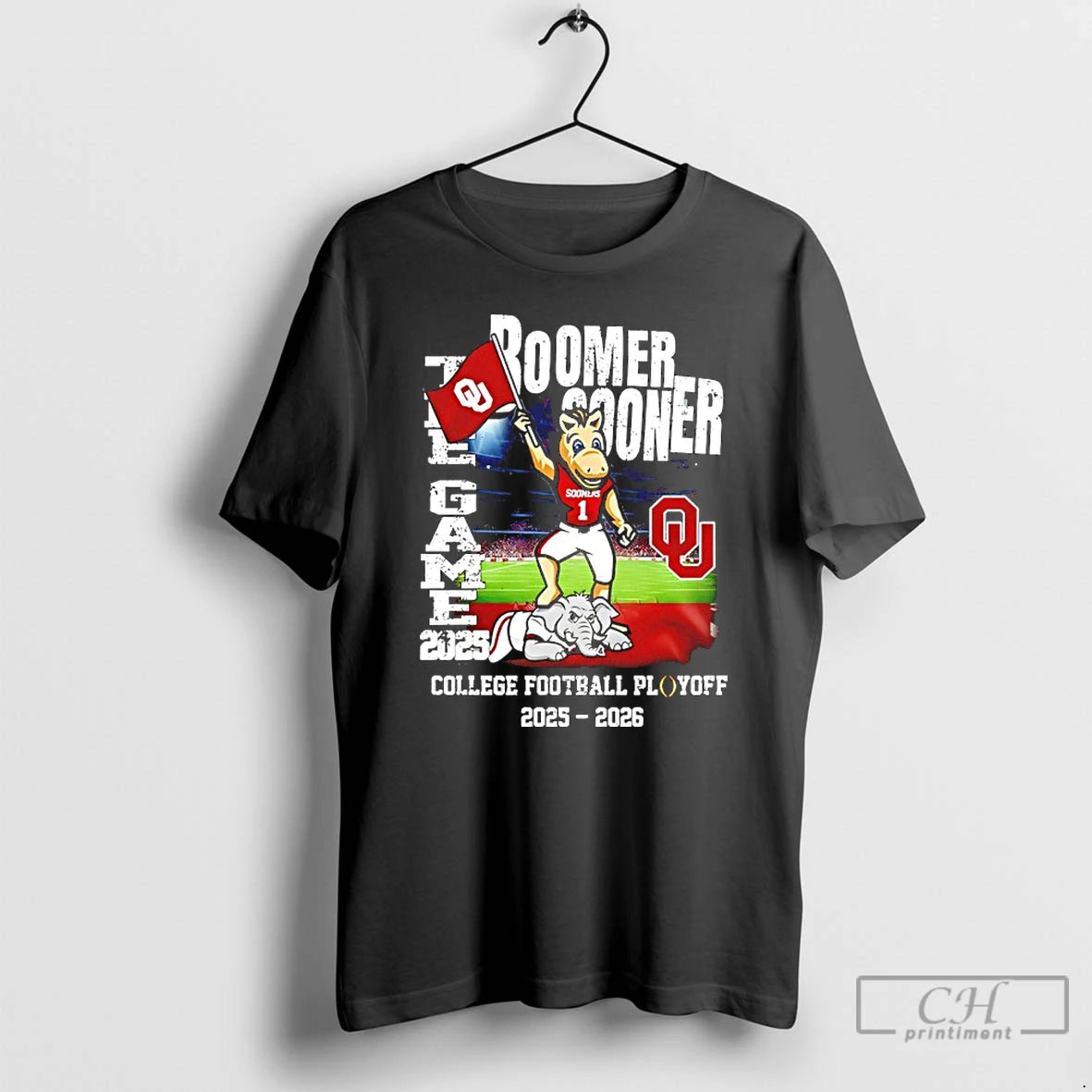 Classic Oklahoma Sooners Boomer Sooner The Game 2025 26 Cfp Beat Alabama T Shirts Sweater