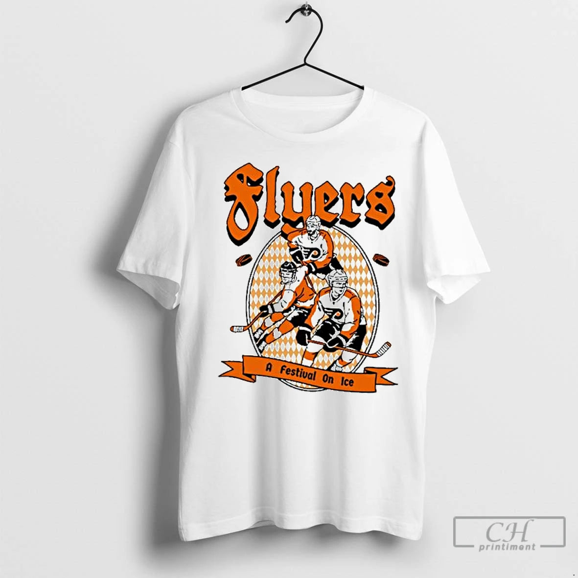 Classic Philadelphia Flyers Nhl Flyers A Festival On Ice Ornaments