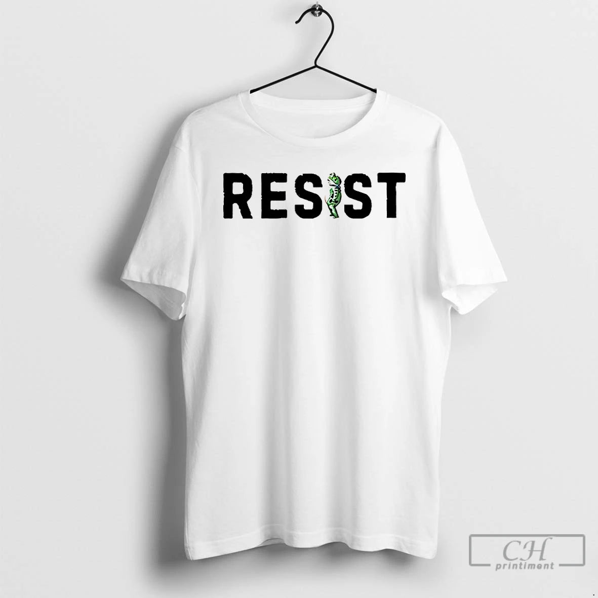 Classic Portland Frog Resist 2 Sided T Shirts