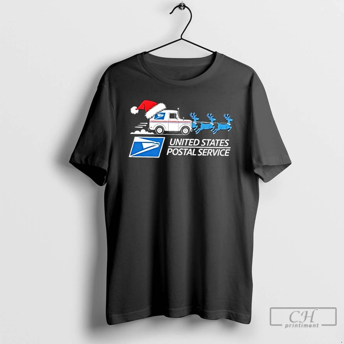 Classic Postal Worker United States Postal Service Usps Merry Christmas
