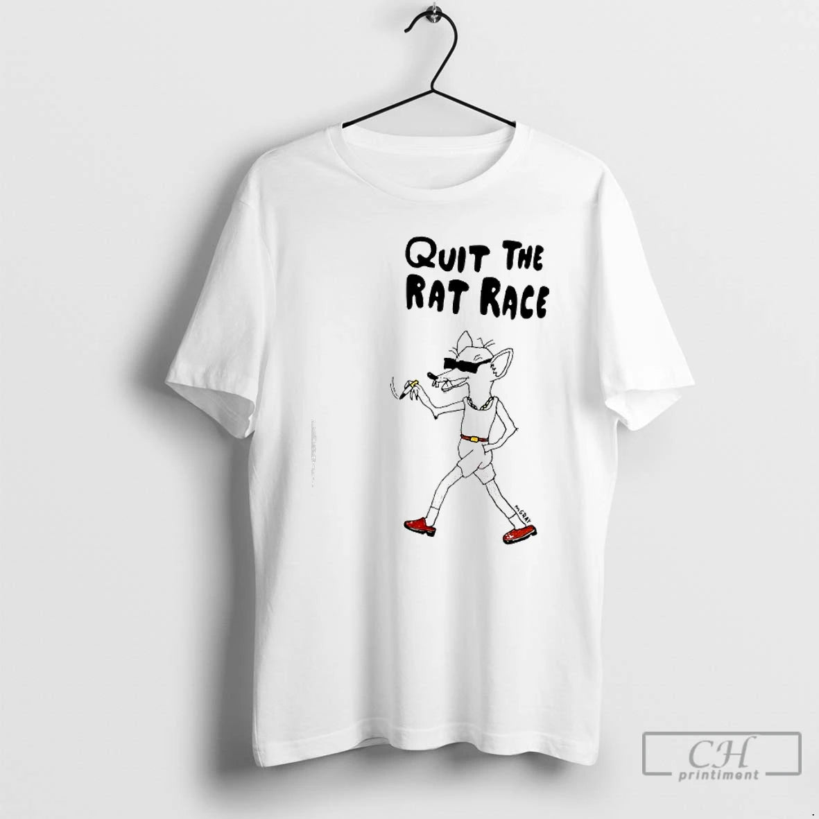 Classic Quit The Rat Race Graphic