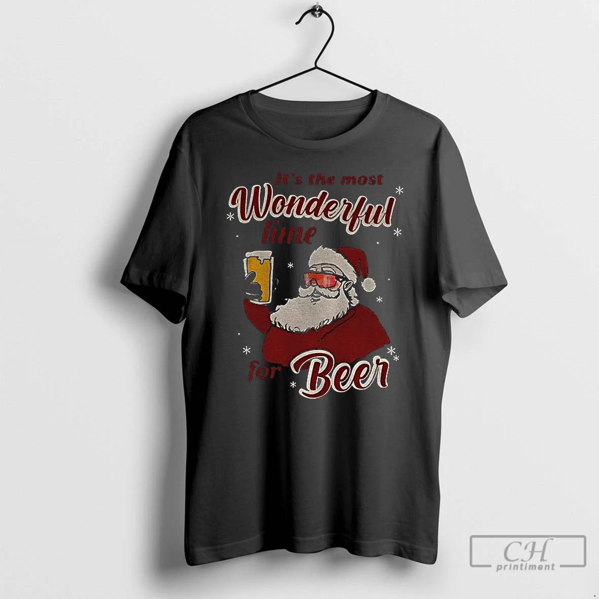 Classic Santa Claus Its The Most Wonderful Time For Beer Christmas