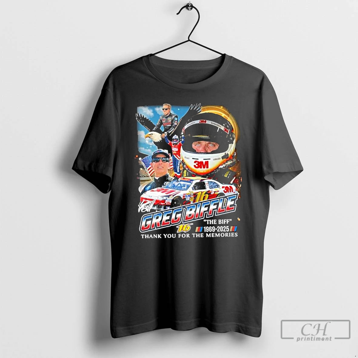 Classic The Biff Nascar Greg Biffle 1969 2025 Thank You For The Memories T Shirts