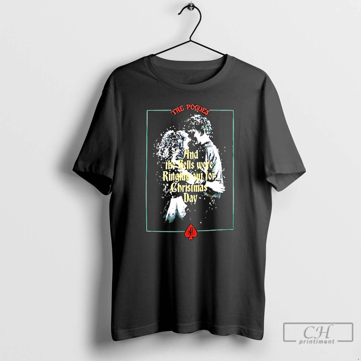 Classic Thepogues Sharnkirsty And The Bells Were Ringing Out For Christmas Day Graphic T Shirts