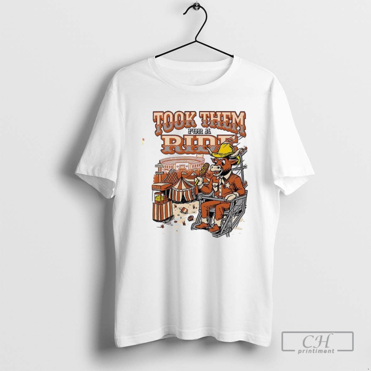 Classic Took Them For A Ride Texas Longhorns T Shirts