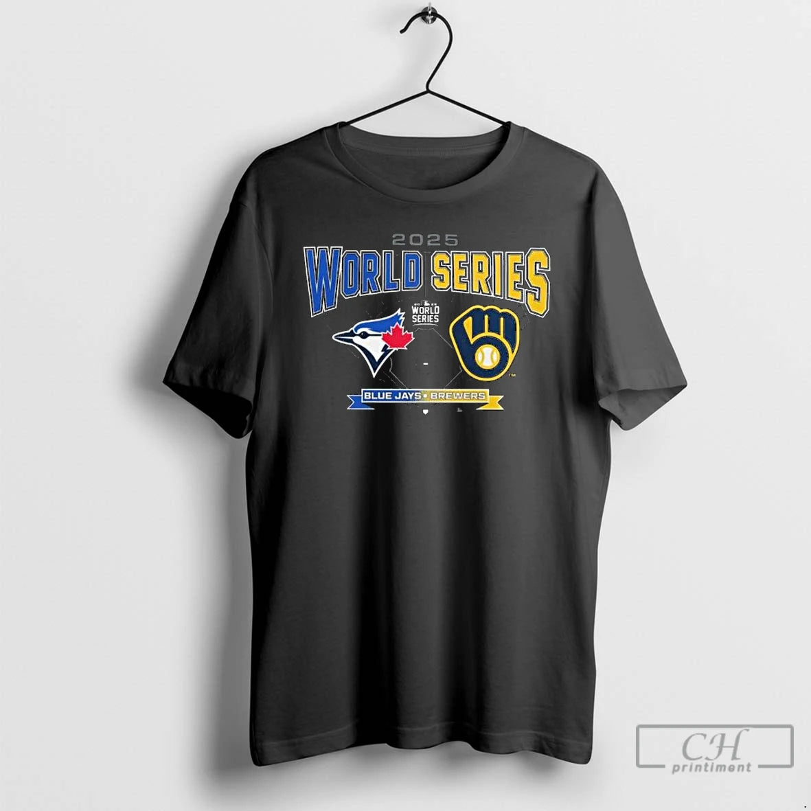 Classic Toronto Blue Jays Vs Milwaukee Brewers 2025 Mlb World Series Change Up Matchup Long