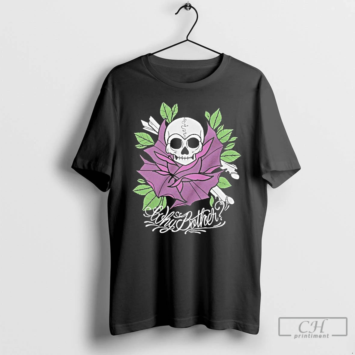 Classic Why Bother Skull Rose