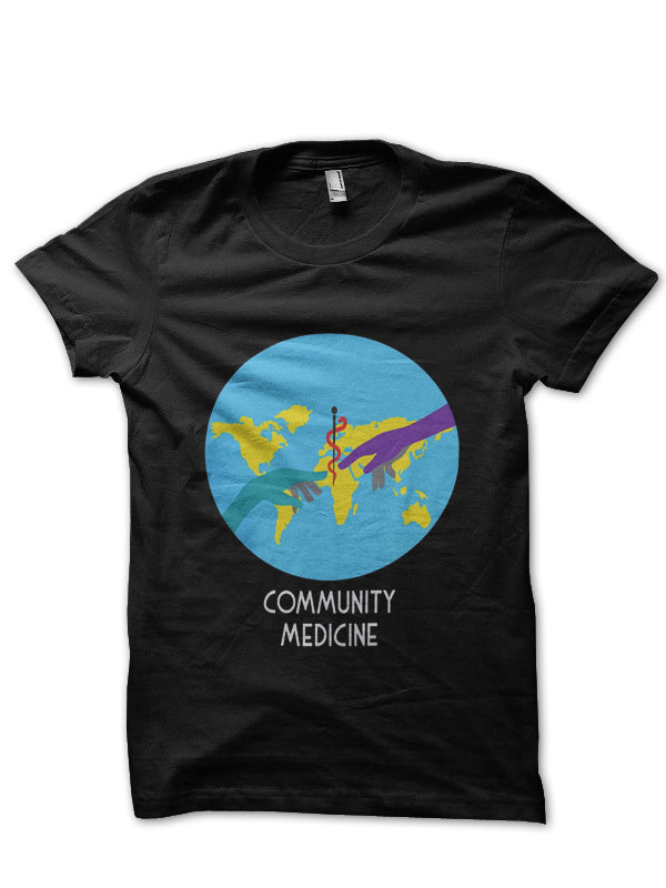 Community Medicine Rod Of Asclepius Doctor T-Shirt