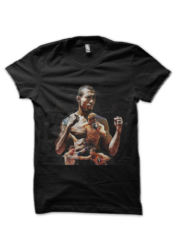 Conor McGregor Vs Jose Aldo Black T-Shirt