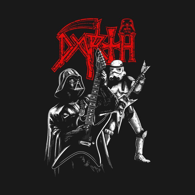 Death Vader Rock Band Black T-Shirt
