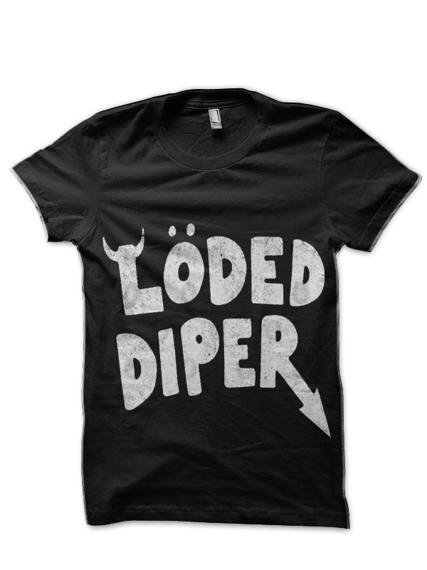 Diaper Loded Black T-Shirt