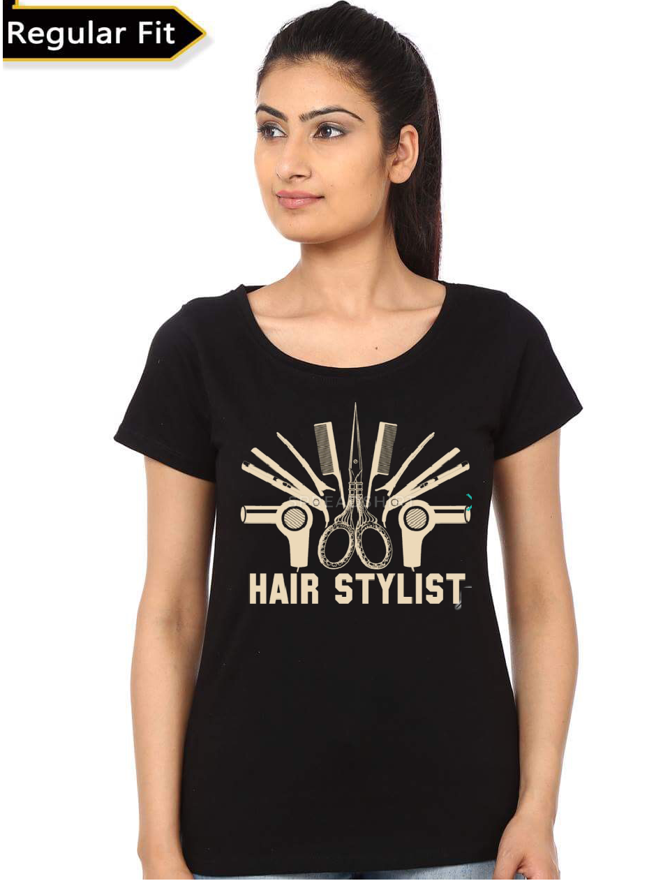 Hair Stylist Black T-Shirt