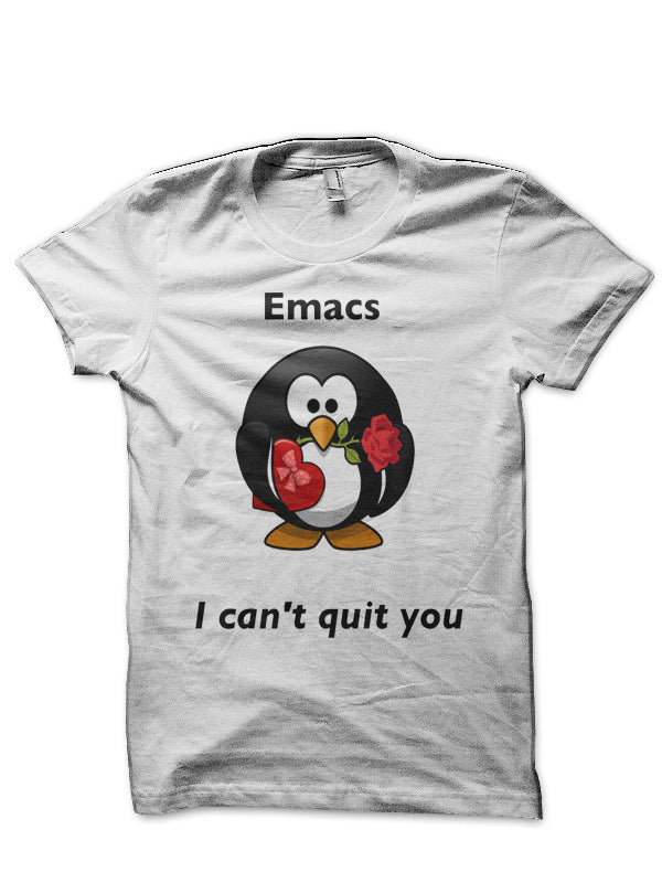 Emacs: I Can’t Quit You T-Shirt