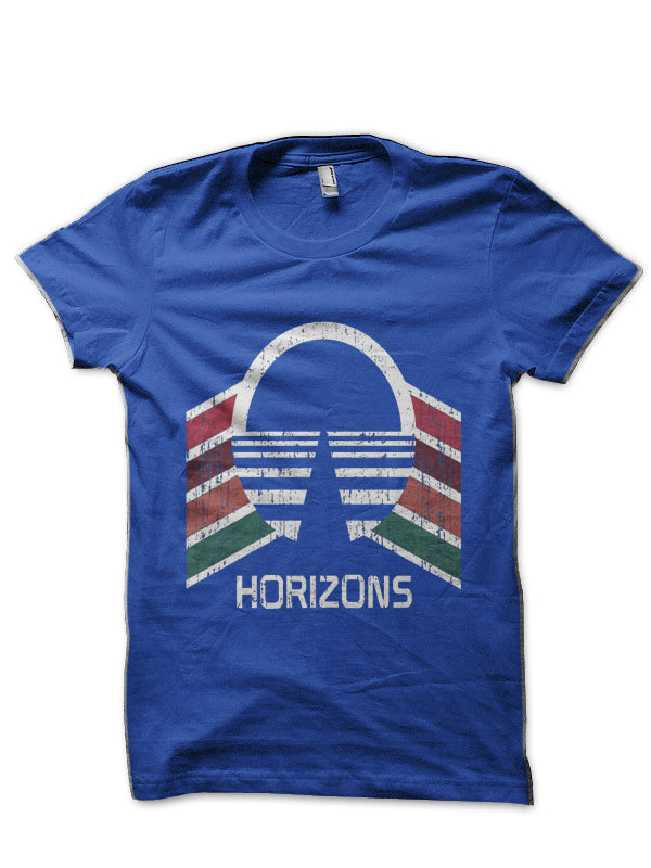 Horizons Royal Blue Half Sleeve T-Shirt
