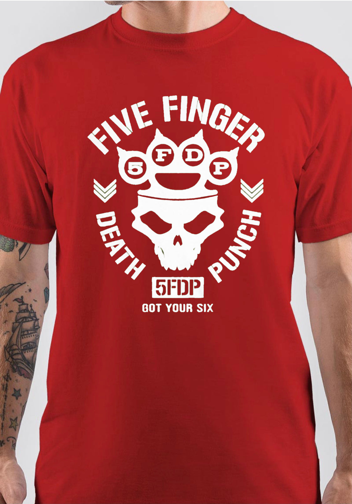 Five Finger Death Punch Skull Logo T-Shirt