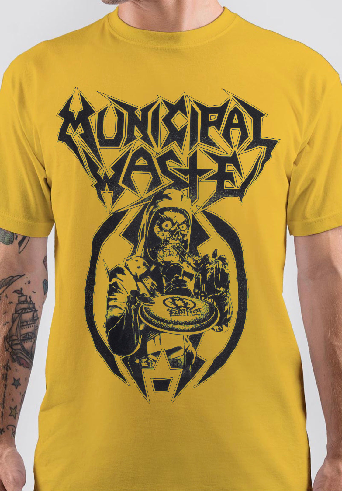Flying Saucer Municipal Waste Band T-Shirt