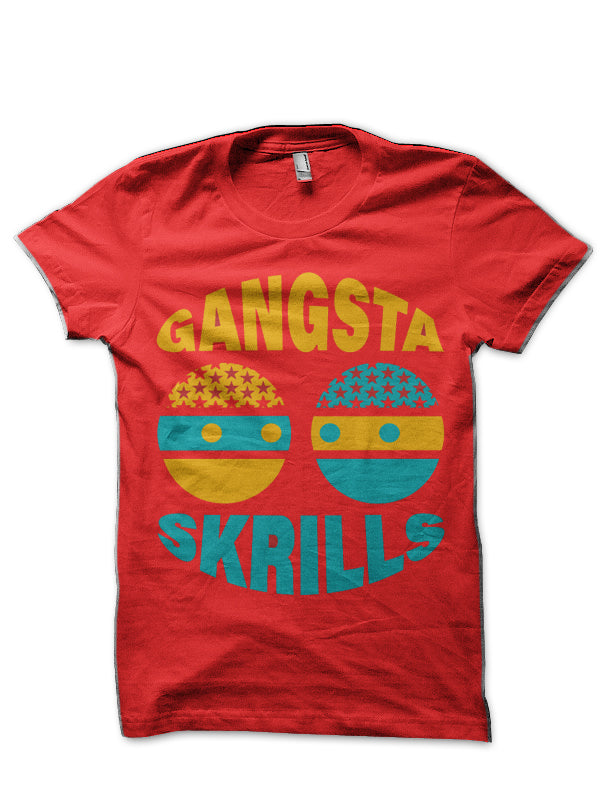 KITE Yellow & Blue Gangsta Skrills Printed T-Shirt
