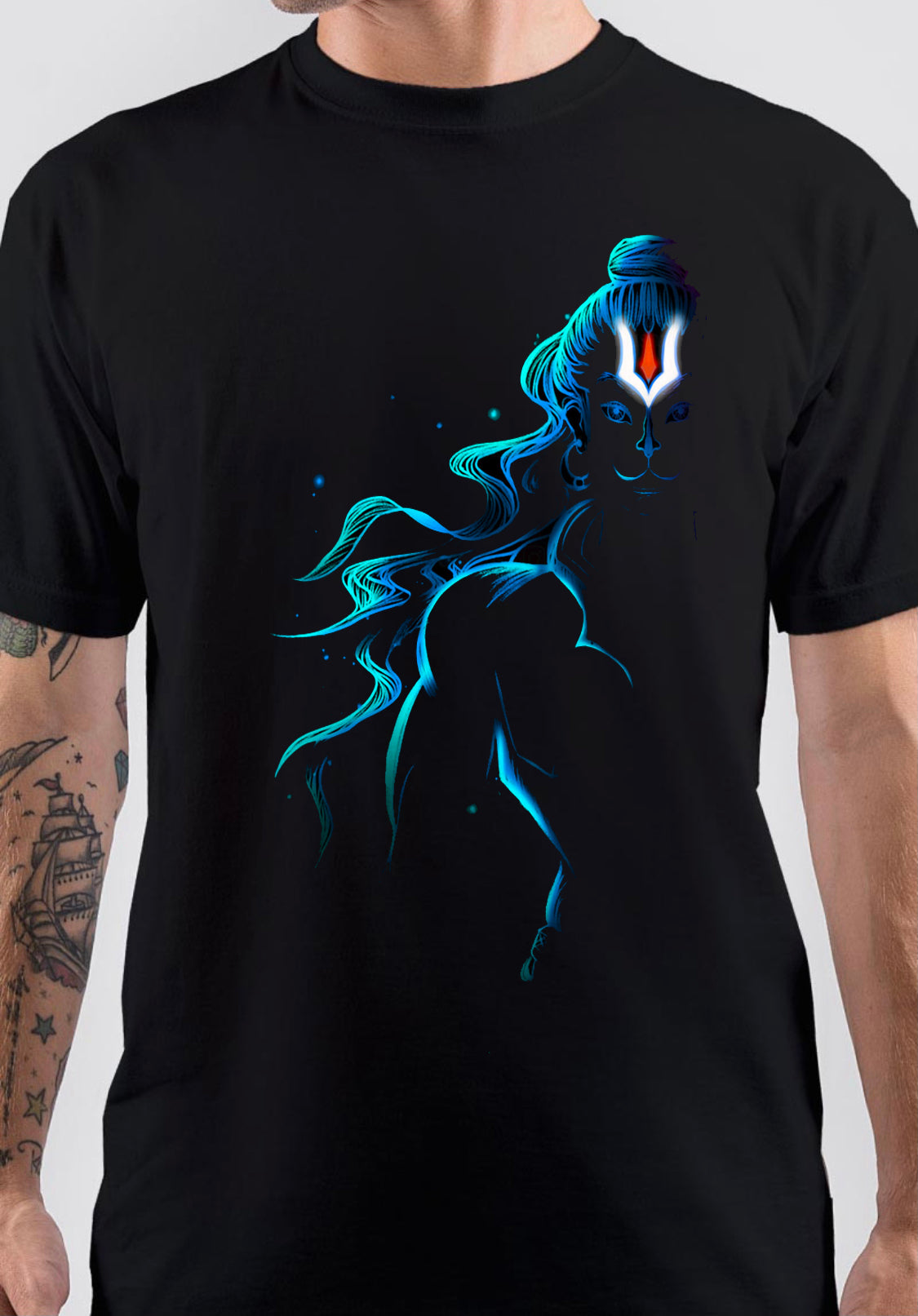 Hanuman Black T-Shirt
