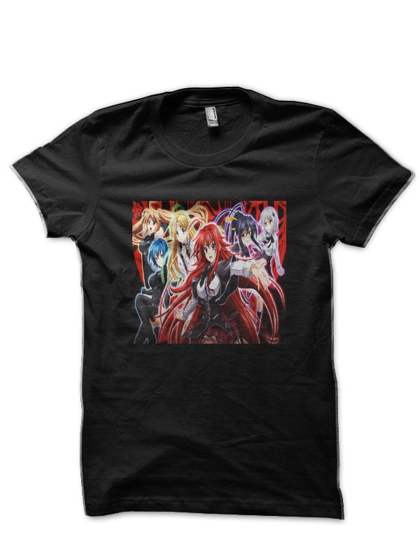 High School Dxd Black T-Shirt