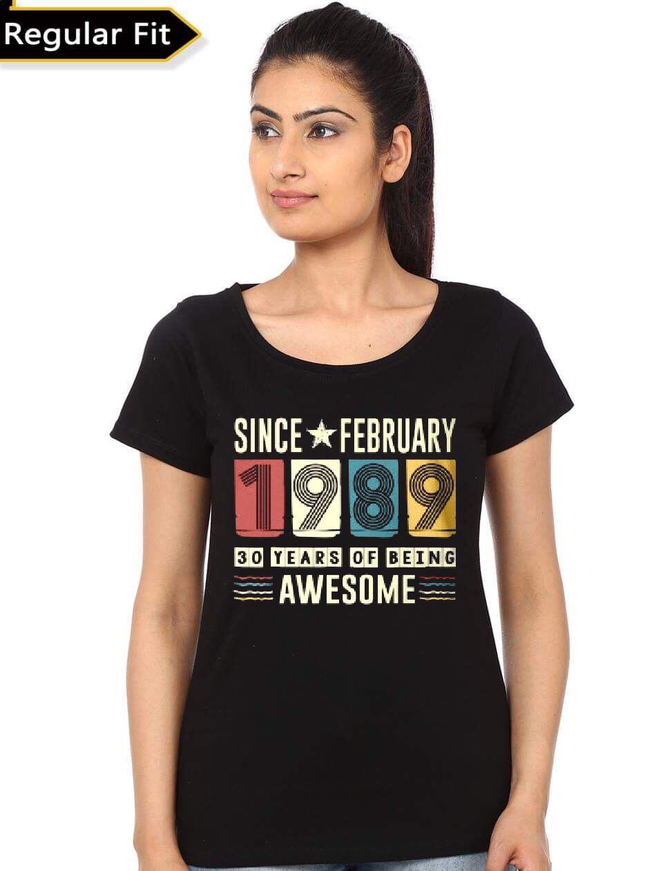 Since February 1989 Girl’s Black T-Shirt