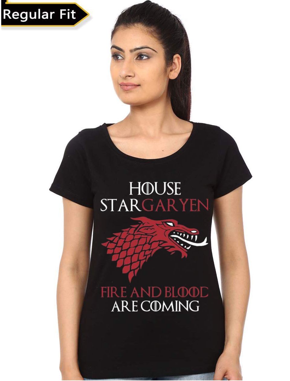 House Stargaryen Girl’s Black T-Shirt