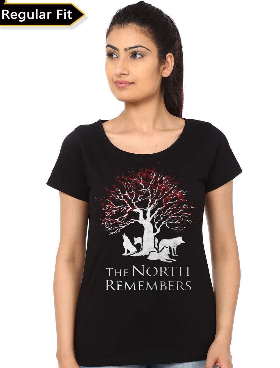 The North Remembers Girl’s Black T-Shirt