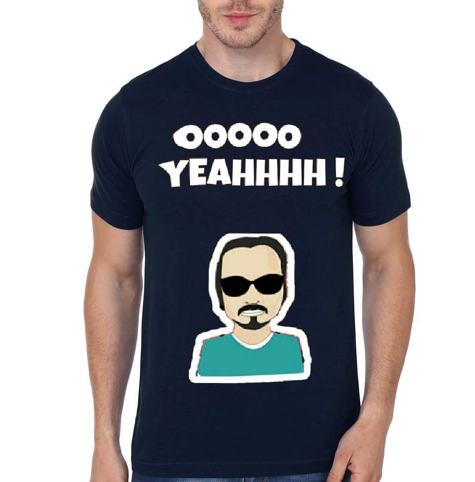 Yeah Navy Blue Tee