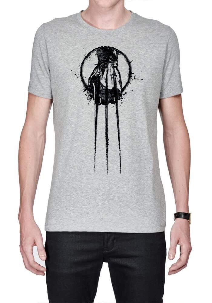 Hand Of Wolverine Grey T-Shirt
