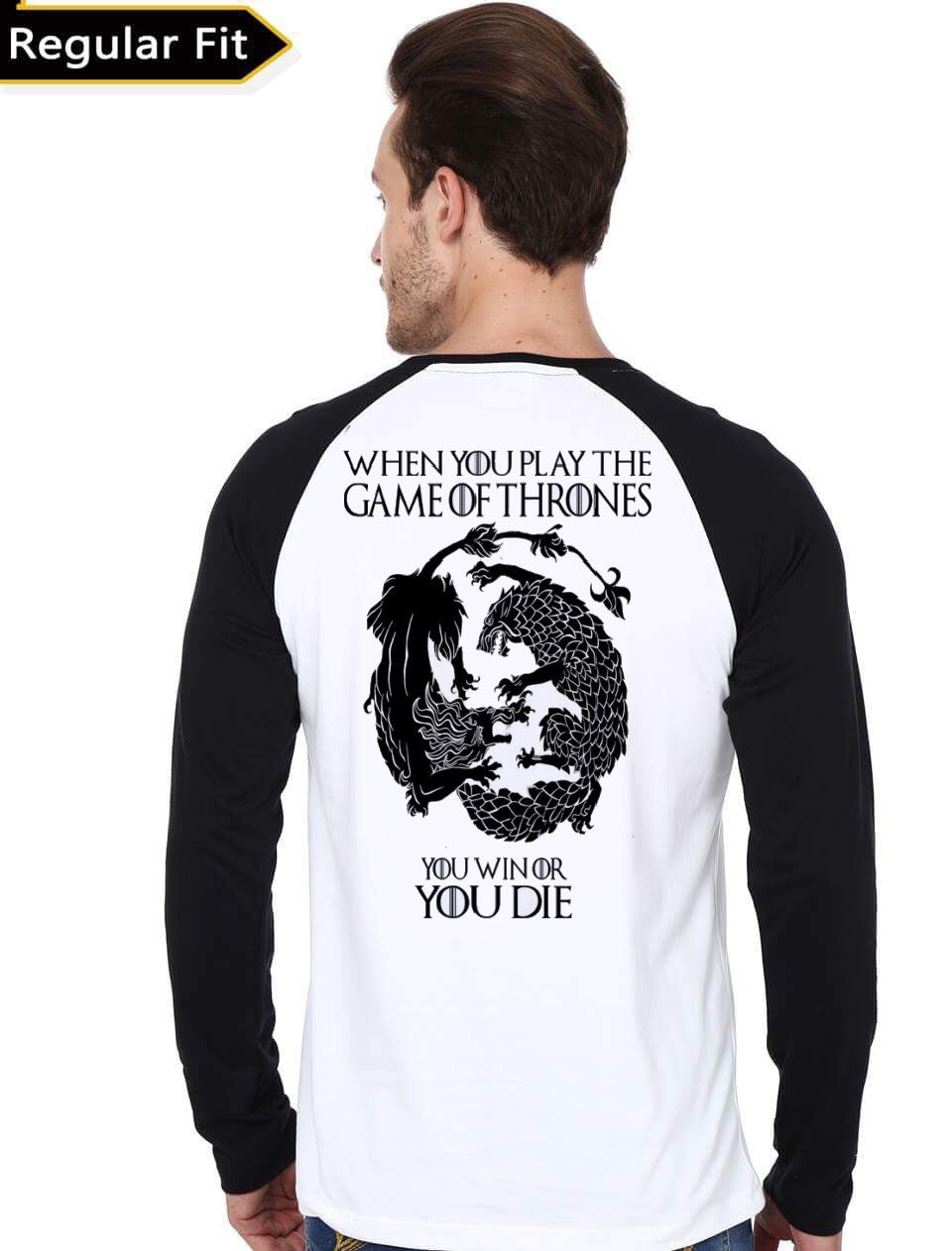 Valar Morghulis Win Or Die Raglan T-Shirt