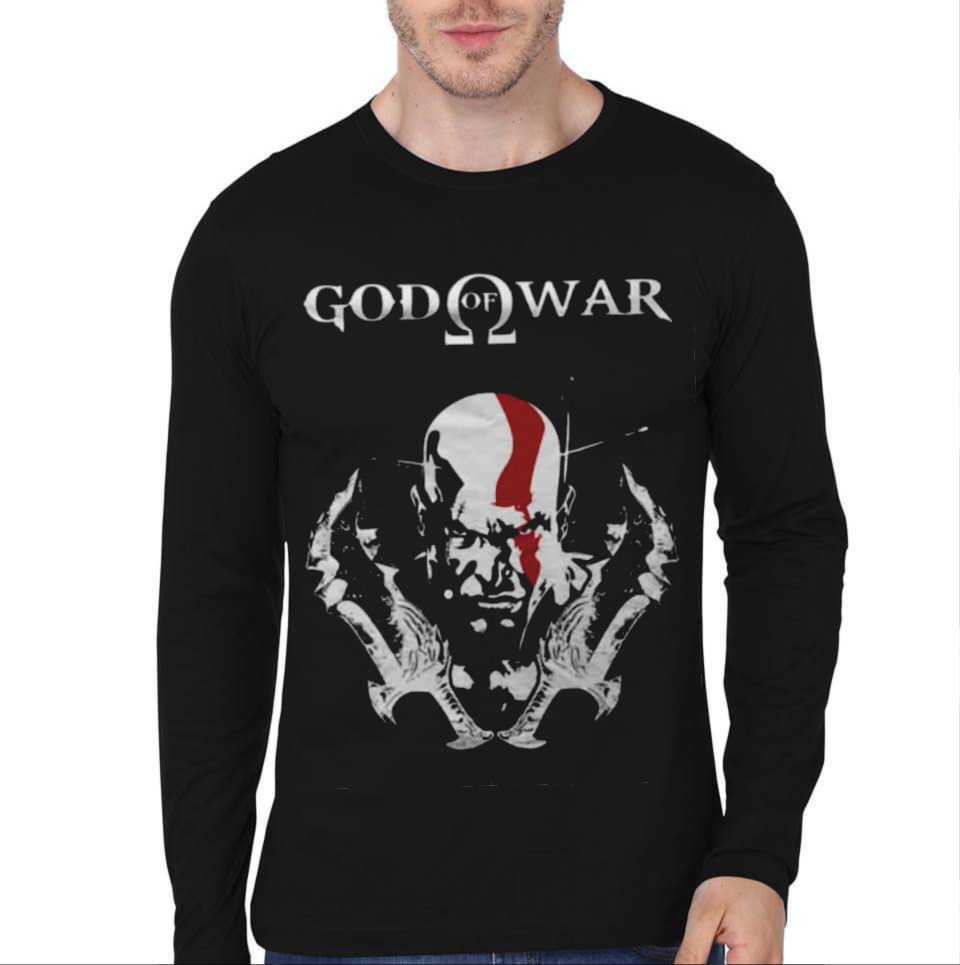 God Of War Kratos Full Sleeve T-Shirt