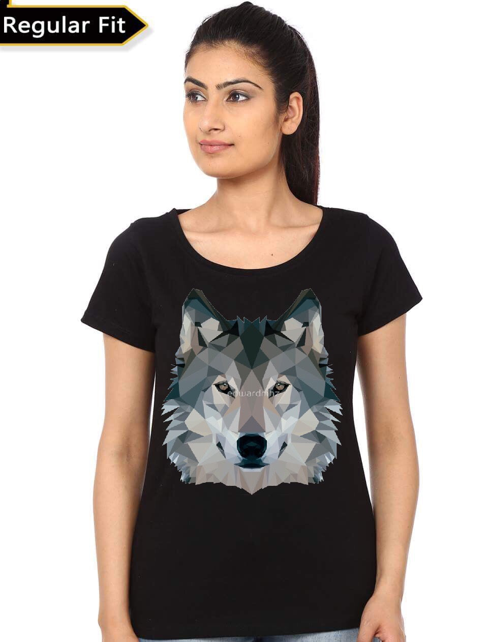 Wolf Girls Black T-Shirt