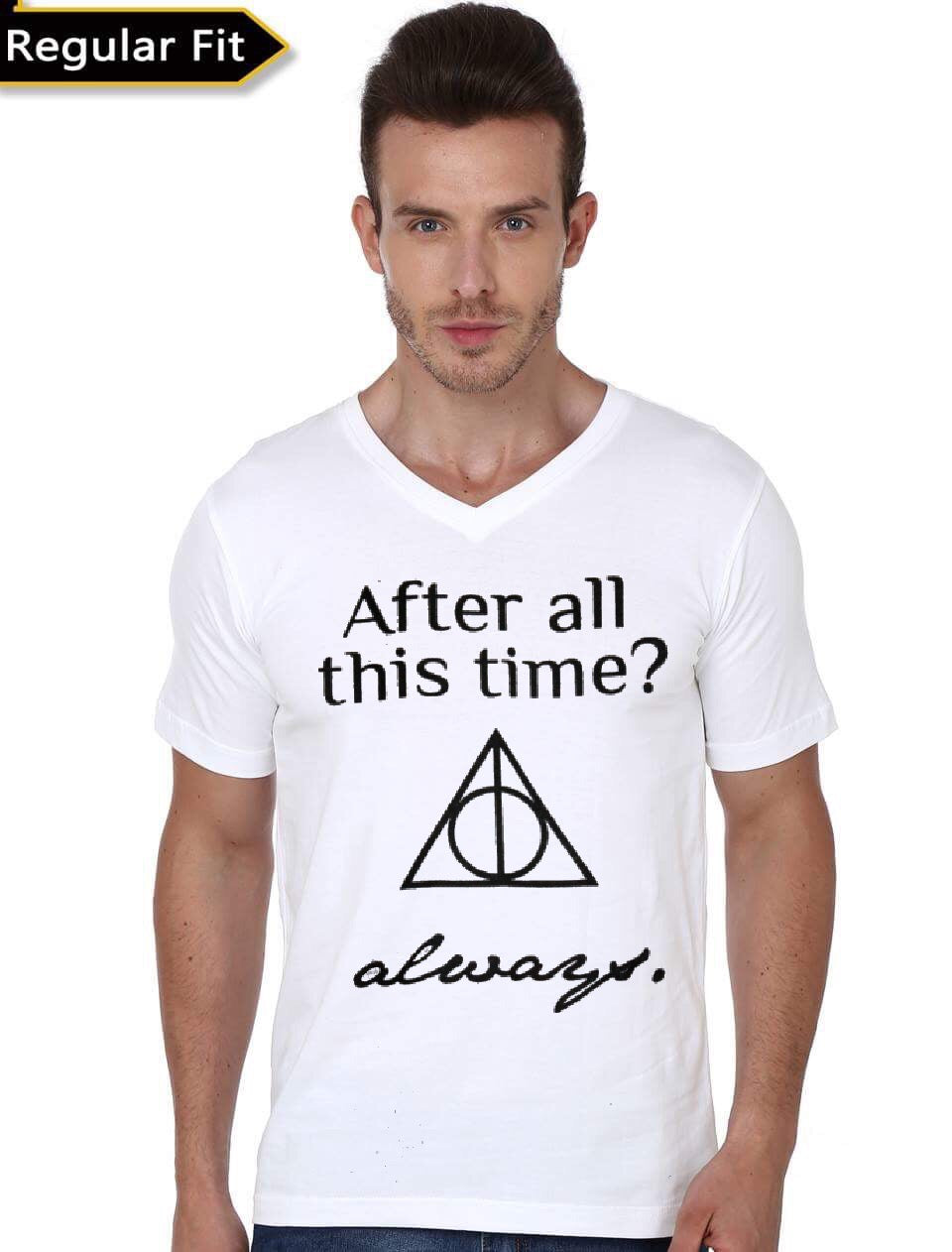 After All This Time? Always V-Neck T-Shirt