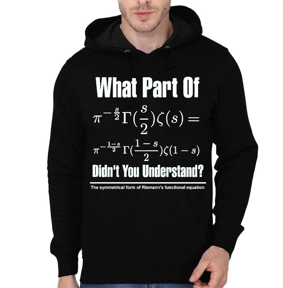 Riemann’s Functional Equation Black Hoodie