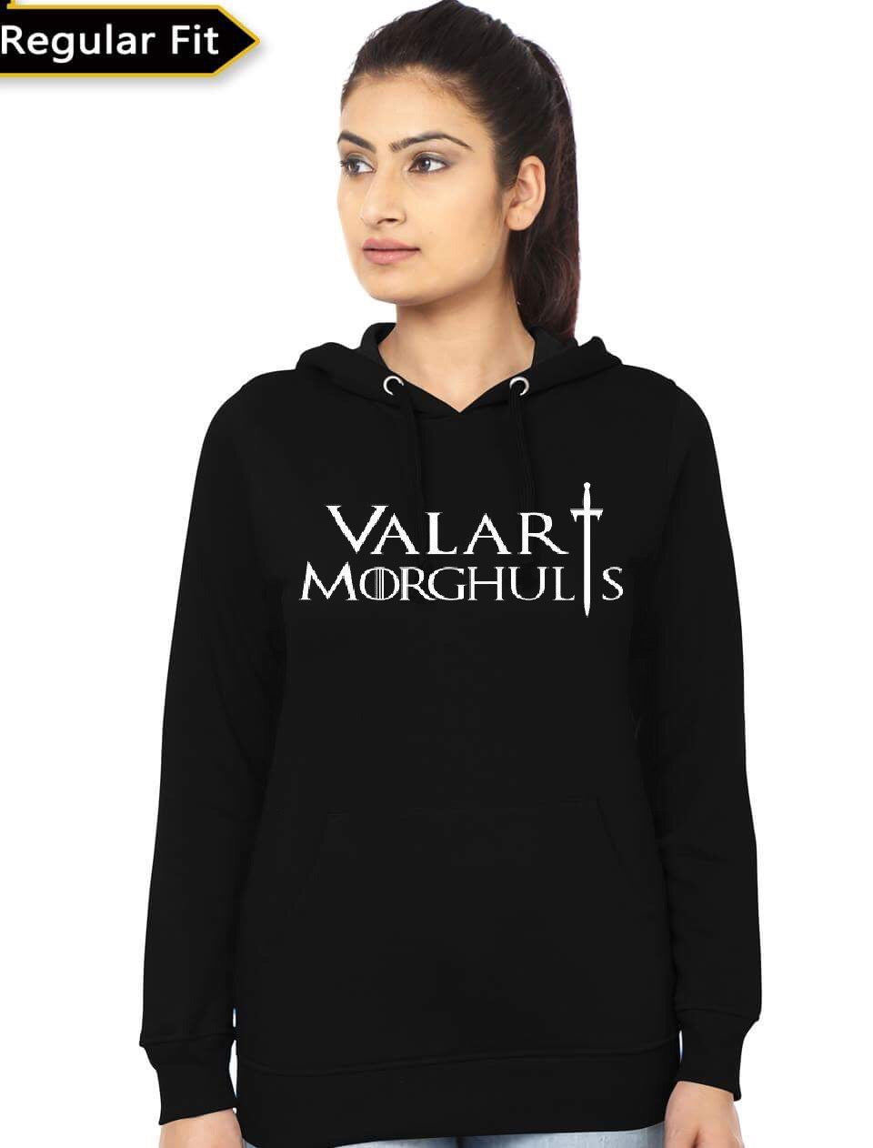 Valar Morghulis Women’s Black Hoodie