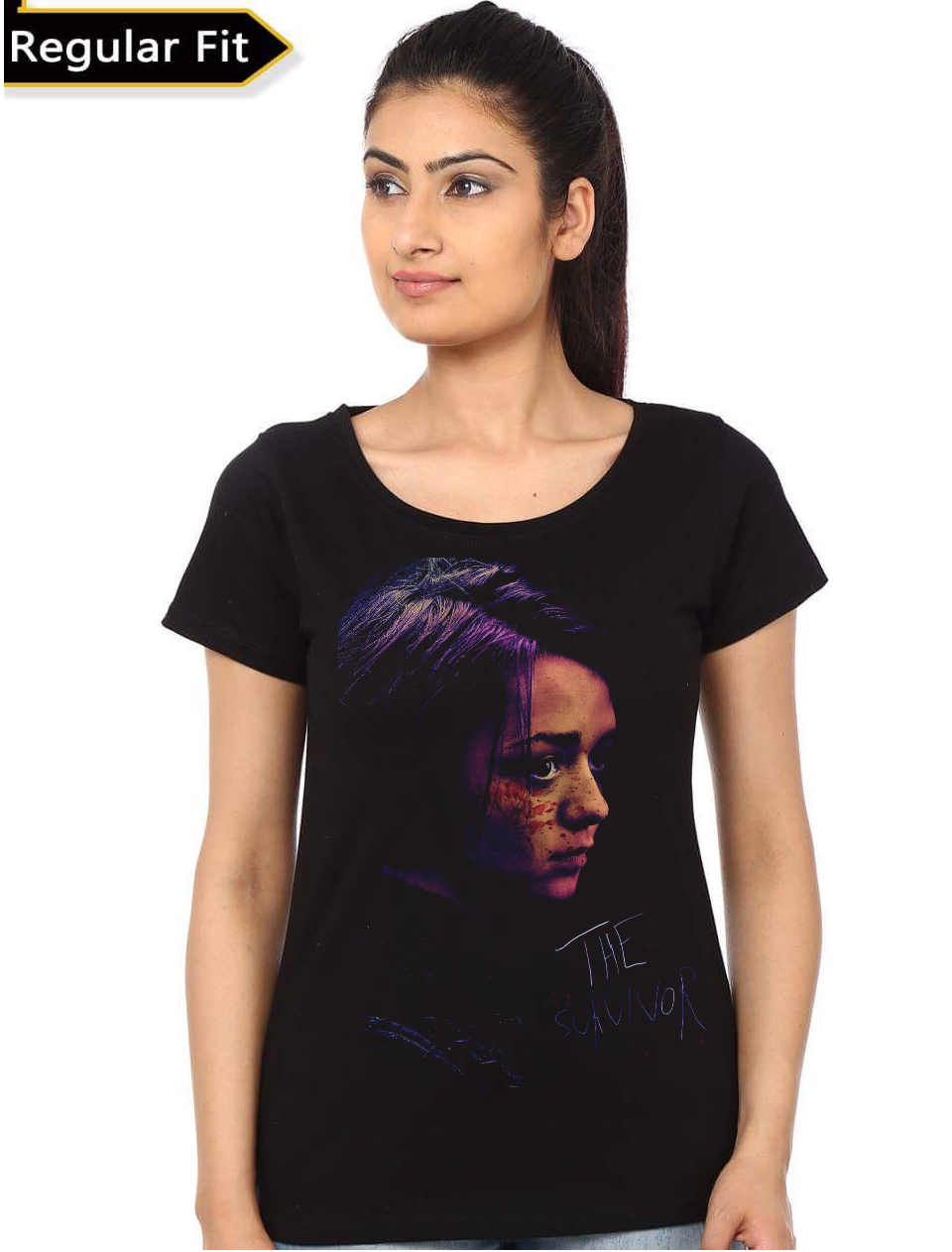 Arya Stark Girl’s Black T-Shirt