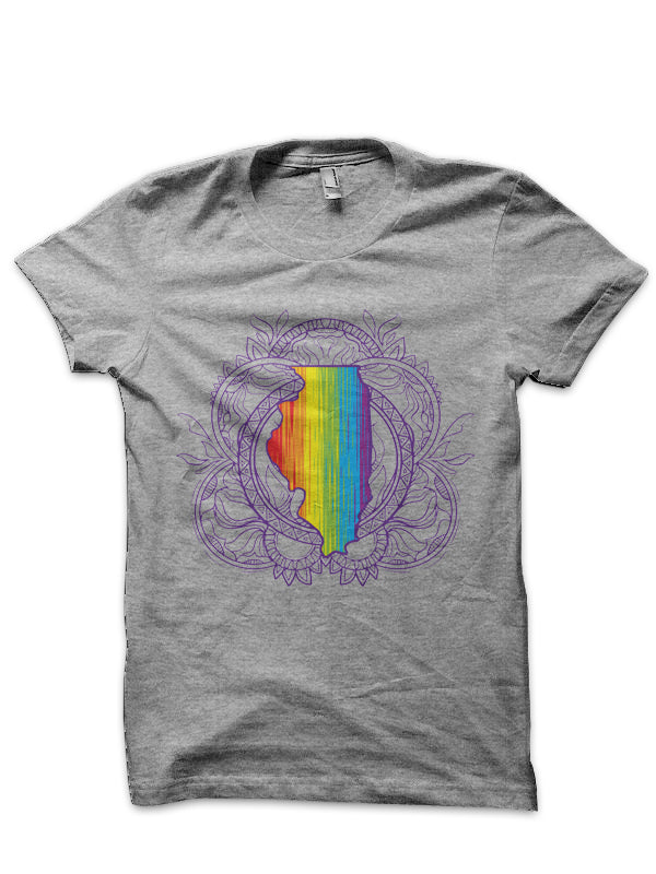 Illinois Mandala Pride T-Shirt