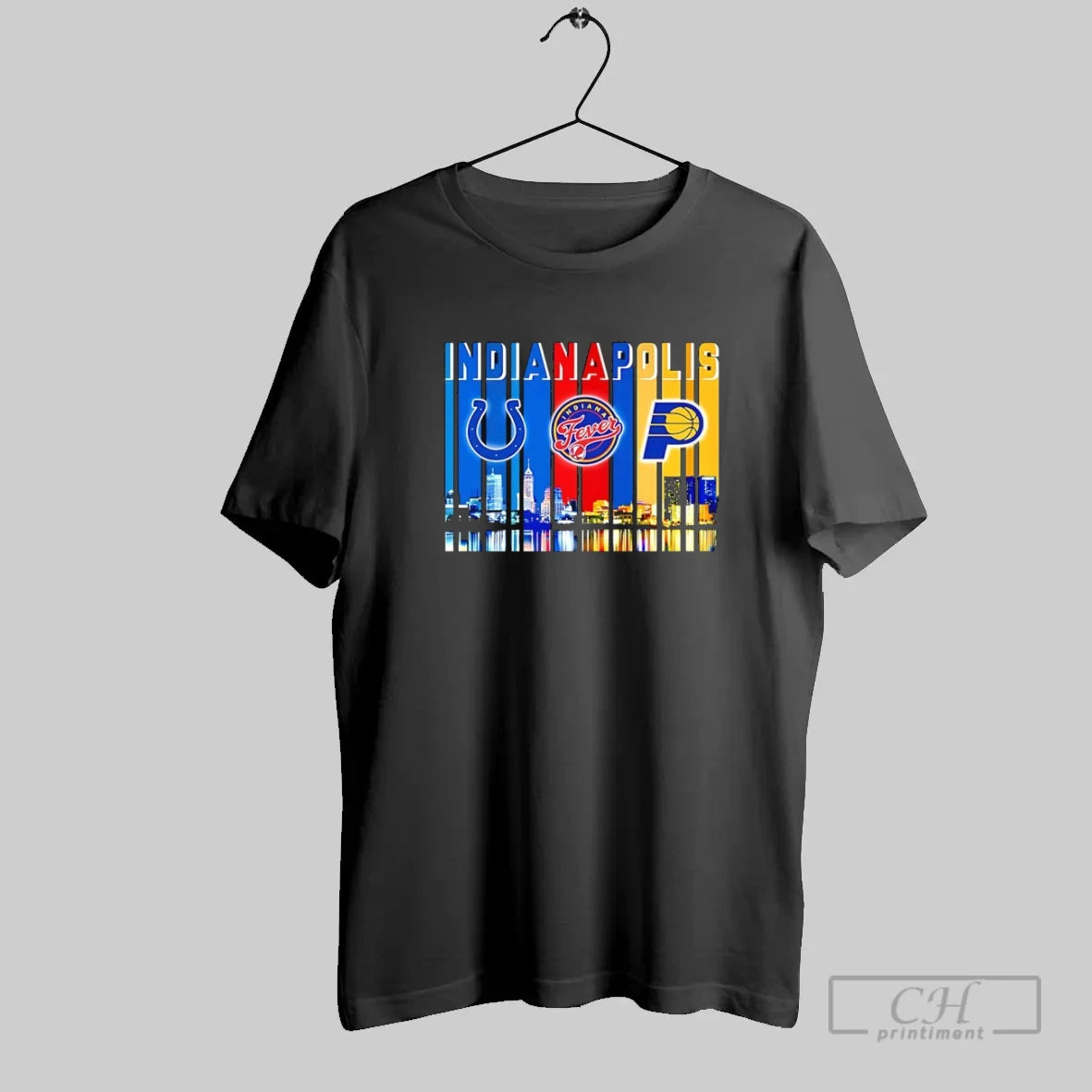 Indianapolis Skyline 3 Team Indianapolis Colts Indiana Fever Indiana Pacers