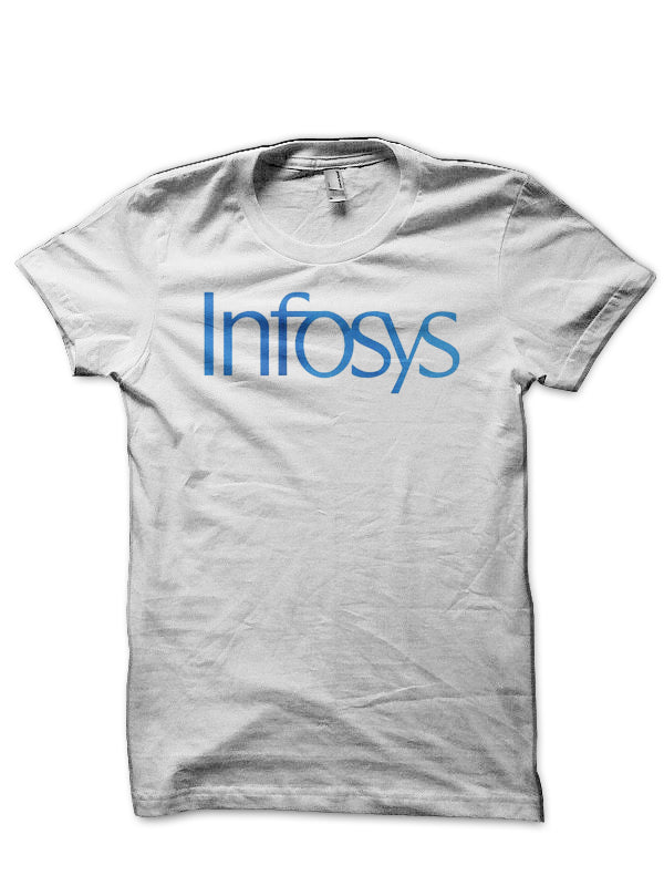 Infosys White T-Shirt