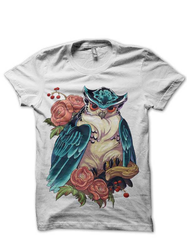 Tattooist Irezumi Owl T-Shirt