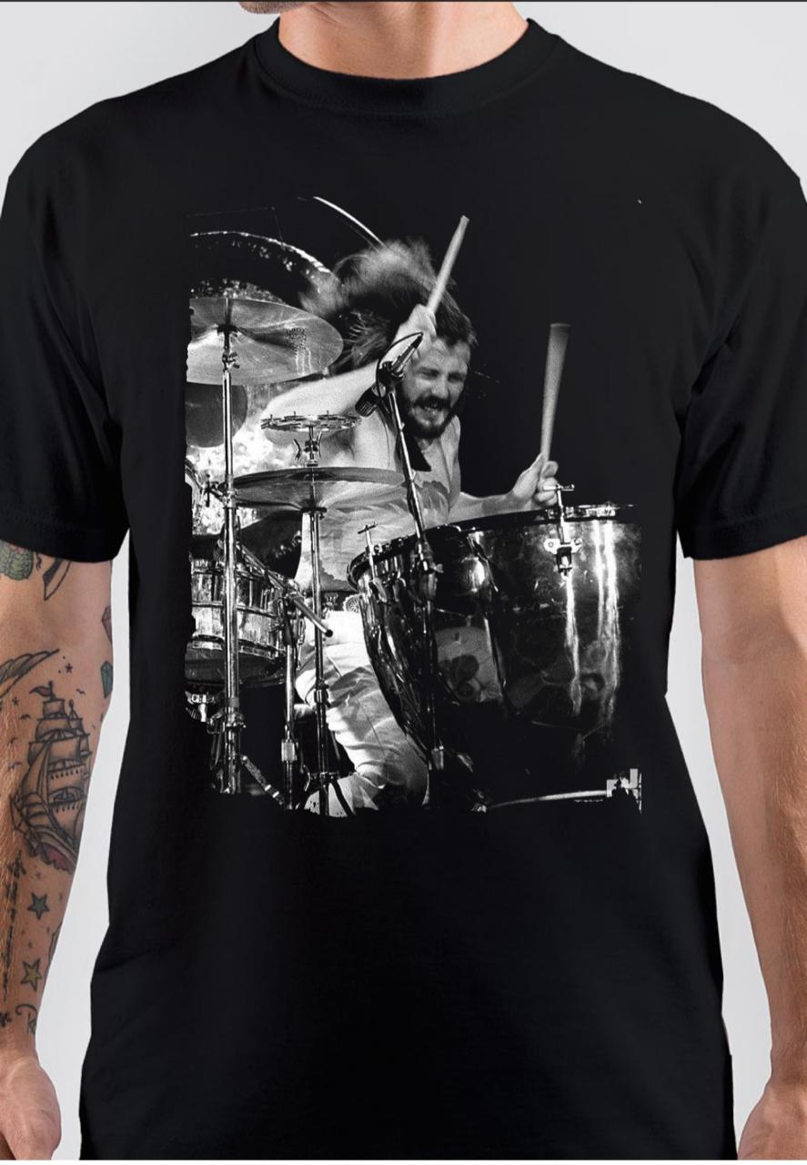 John Bonham Black T-Shirt