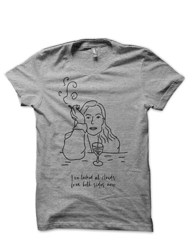 Joni Mitchell Grey T-Shirt