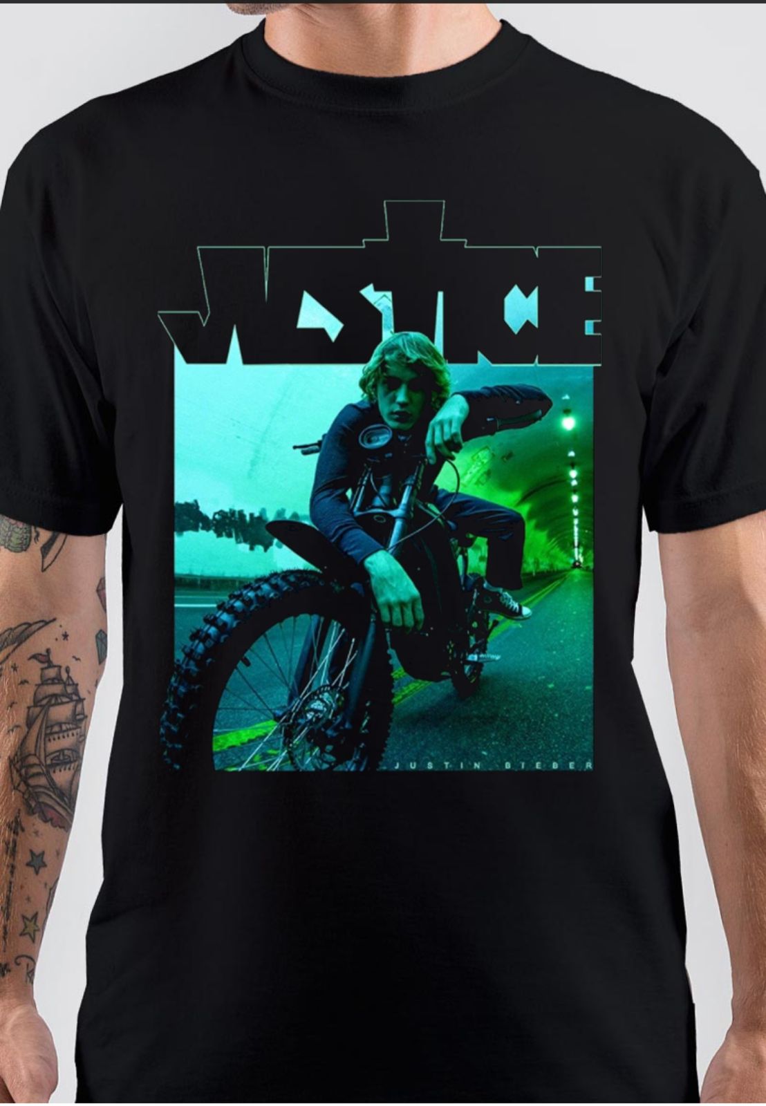 Justice Black T-Shirt