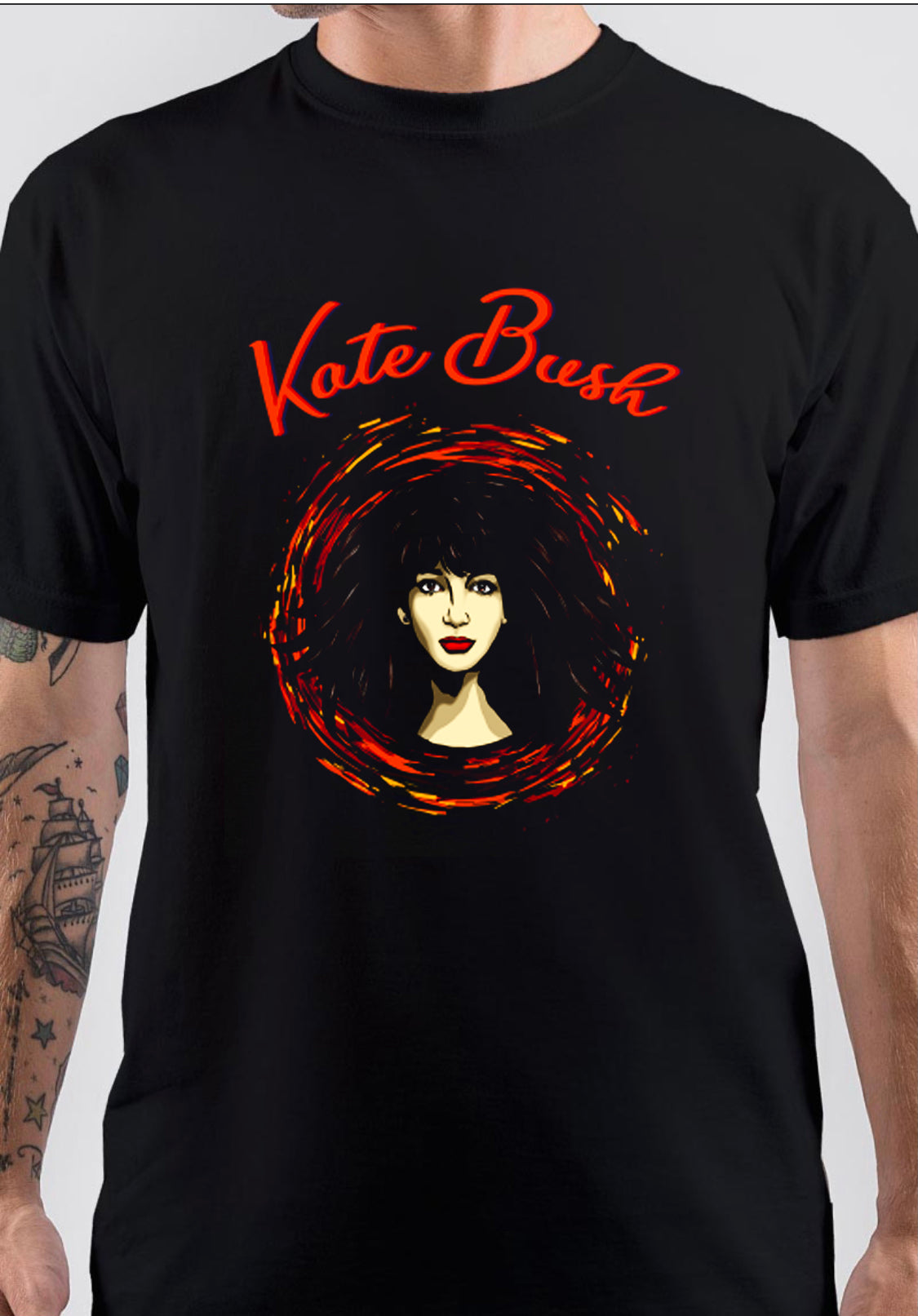 Kate Bush Cartoon Art T-Shirt